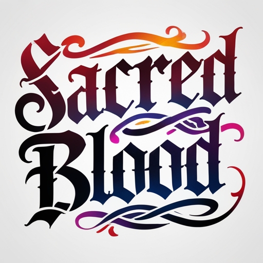 Sacred Blood Tattoo idea