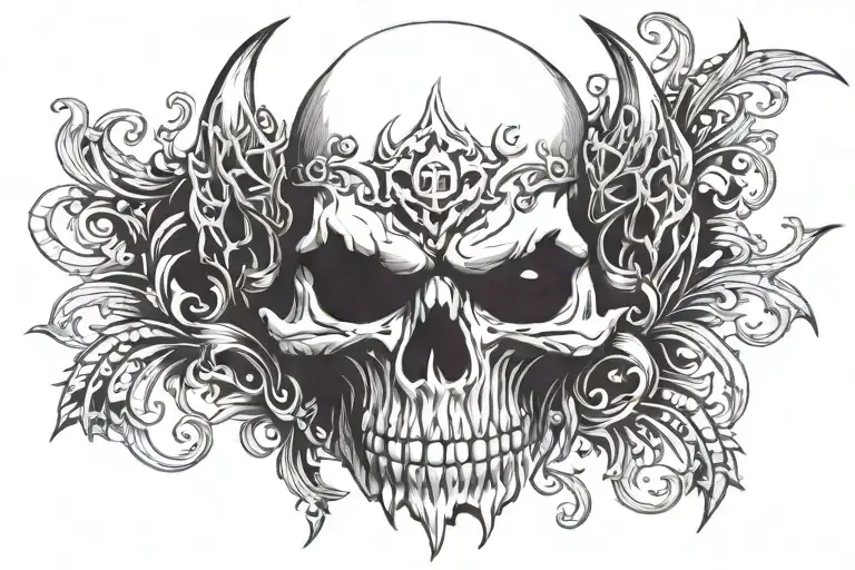 Orc World Of Warcraft Skull