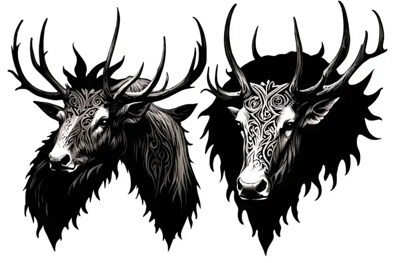 Elk Head Black