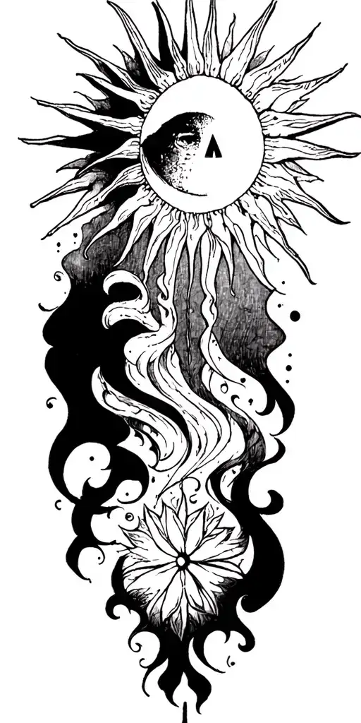 Beaming Sun Over The Universe