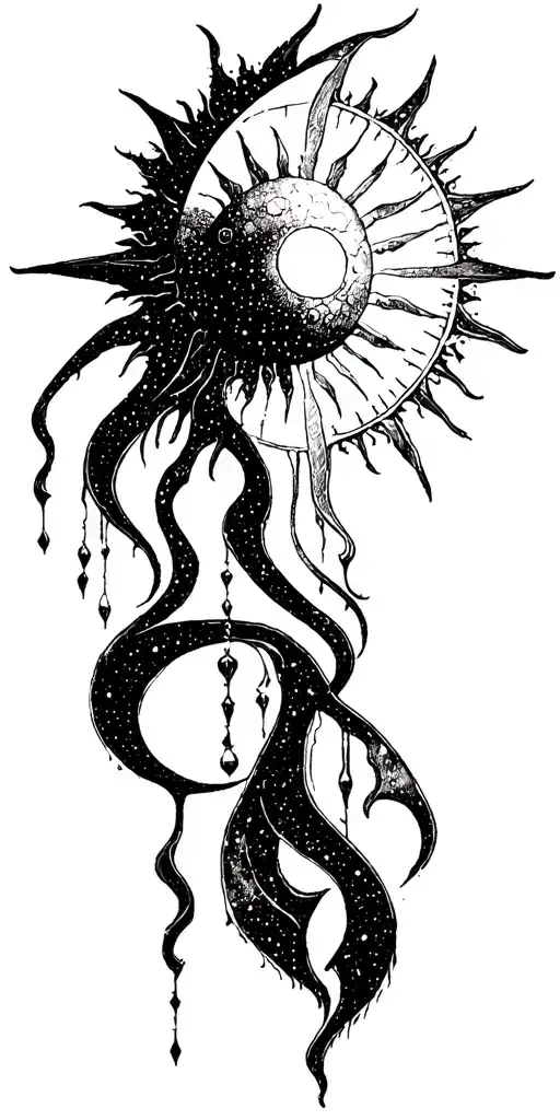 Beaming Sun Over The Universe