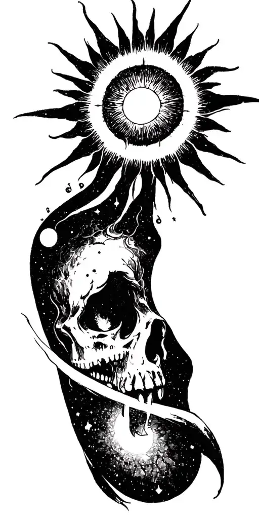 Beaming Sun Over The Universe