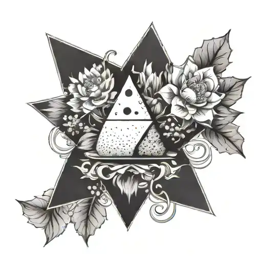 Cute Onigiri On Lotus Flower