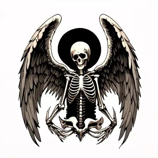 Angel Fossil Skeleton