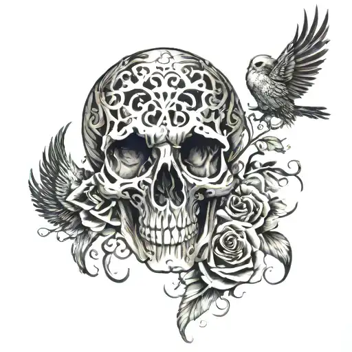 Bird Snd Skull