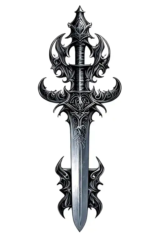 A Knight From Dark Souls Wielding A Unique Sword