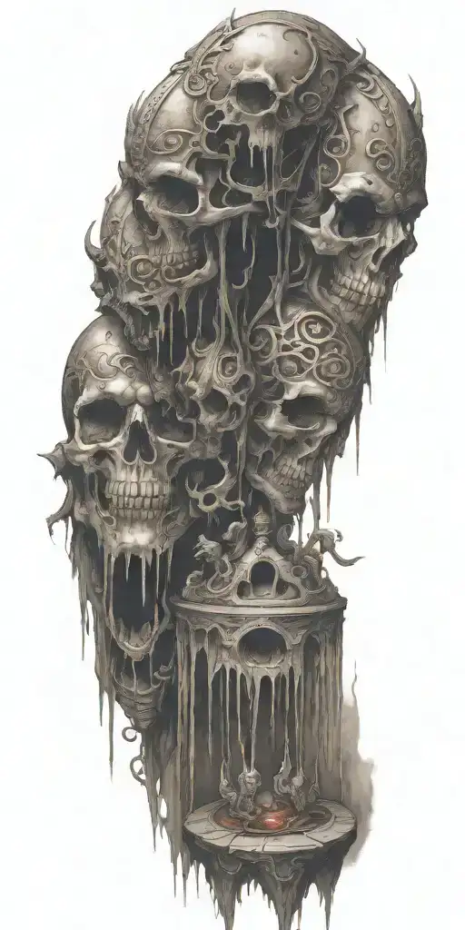 Viking Vampress Blood Dripping