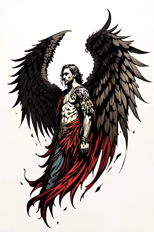 Gaurdian Angel Wing Male