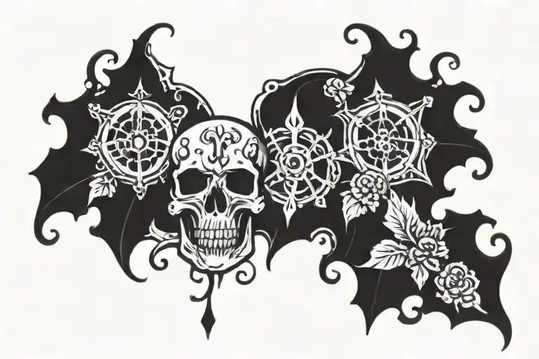 A Small Tattoo With A Deep Meaning Showing Contrasting Nature Of Life