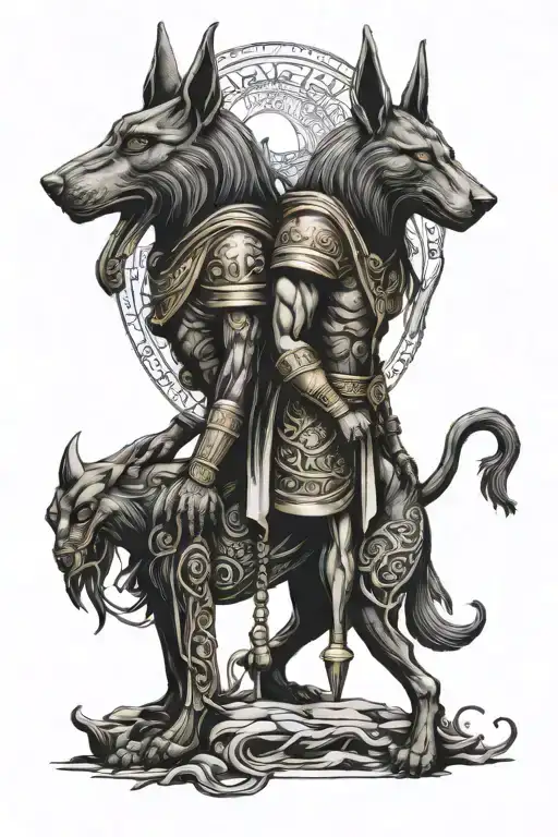 Athens Odin And Anubis