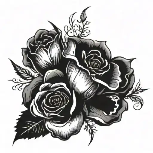 January February September October December Birth Flower Bouquet