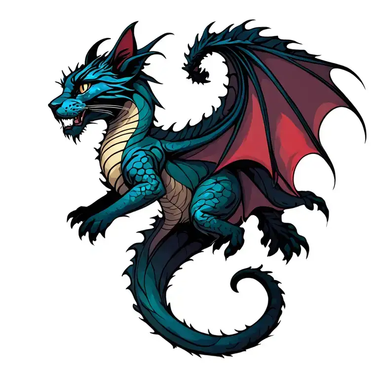 Floating Cat Dragon
