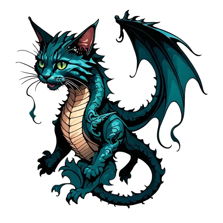 Floating Cat Dragon