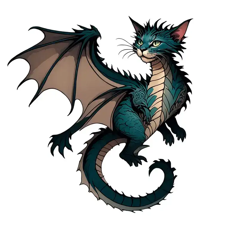Floating Cat Dragon