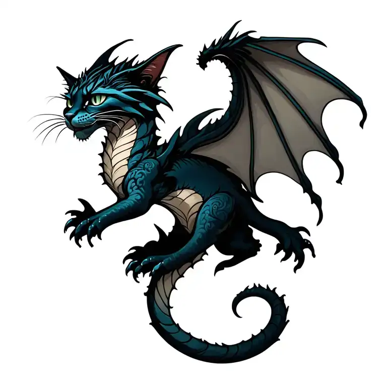 Floating Cat Dragon