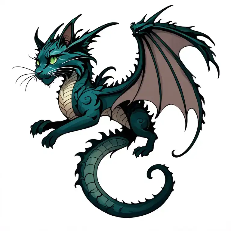 Floating Cat Dragon