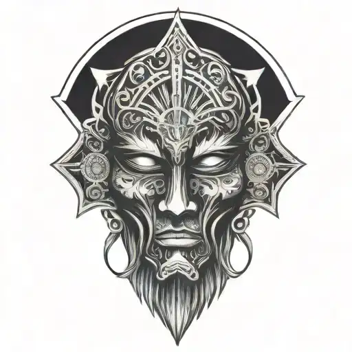 Mystic Mask Design Inspired With Cosmic Spirit