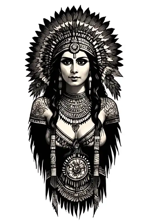 Woman Indiana Mythology Maya Inca