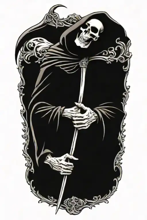 Grim Reaper With Scythe