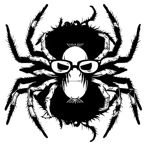 Spider Wearing Glasses