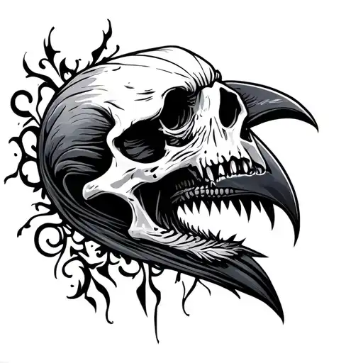Raven Skull