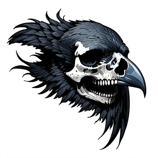 Raven Skull