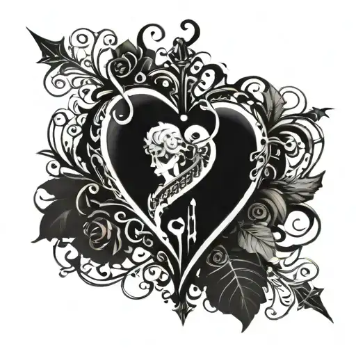 Music Broken Heart Symbolizing Love