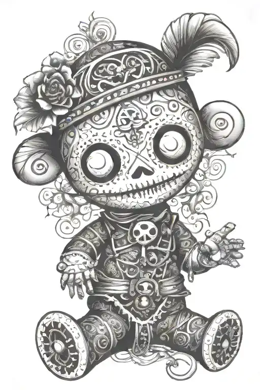 Psychedelic Voodoo Doll