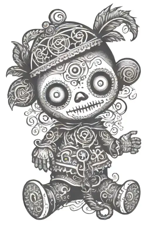 Psychedelic Voodoo Doll