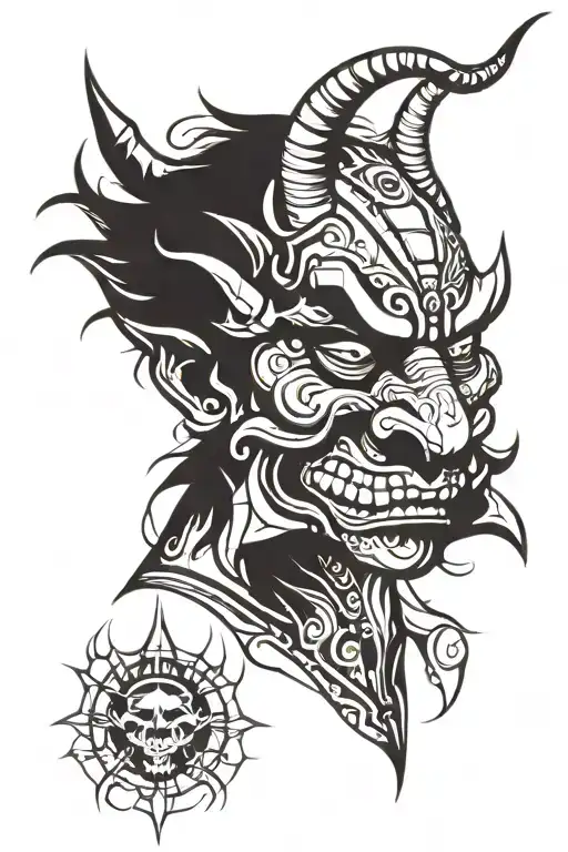 Picasso Style Hannya