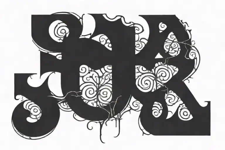 The Word Graf On The Stomach