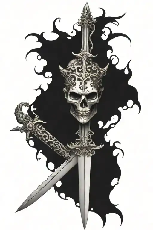 Sword With Sneake Head