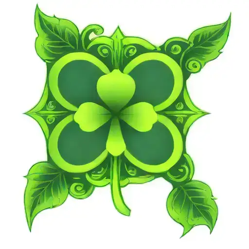 Four Leaf Clover Tattoo Inspired