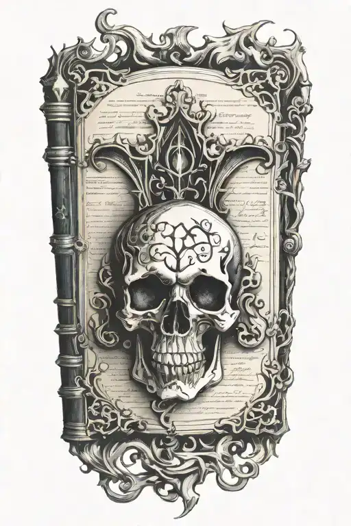 Burning Spell Book With Rising Phonex