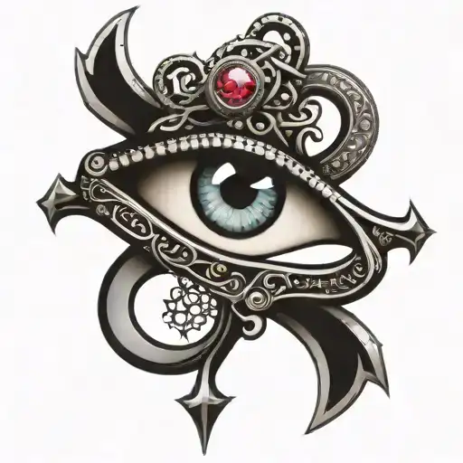 Ankh Symbol With Eye