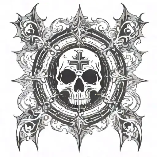 Religious Symbols Merging With Musical