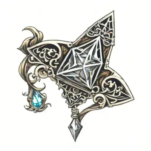 A Diamond On Top Of A Blade Of Grass