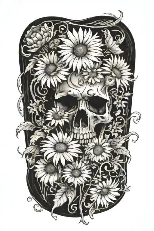 Daisies Flower Bouquet Full Wrapped