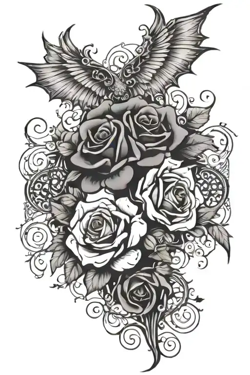 Wing Demon Wing Roses