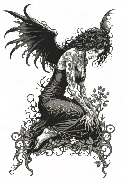 Mother Nature Kneeling