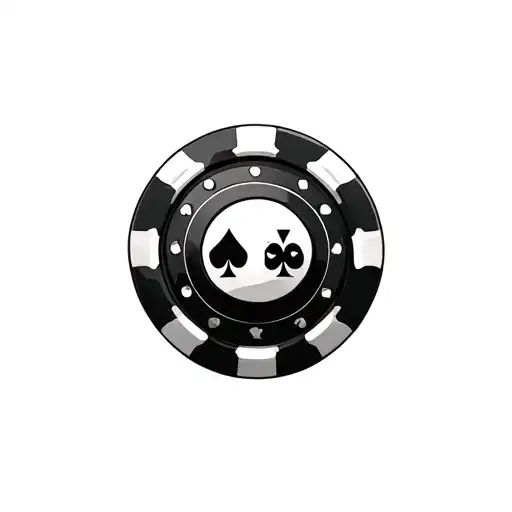 Poker Chip And Bowling Ball Transforming With The Arizona State Outline