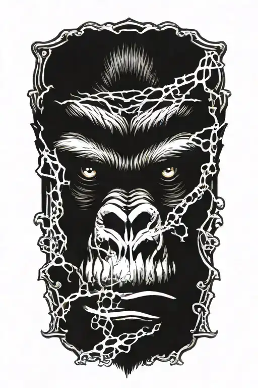 Gorilla Monster Imprisoned