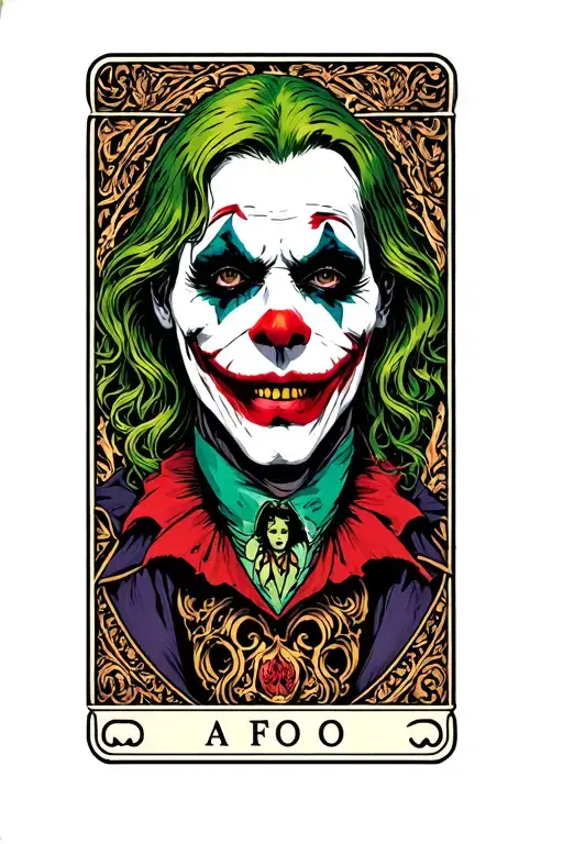 Tarot Card Joker Death And Fool