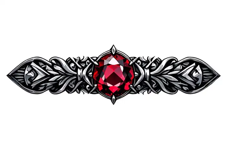 Red Ruby Tribal Jewelry