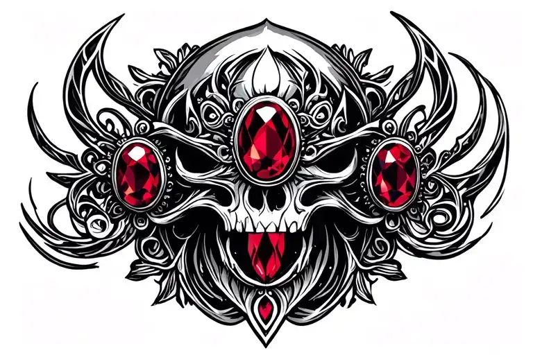 Red Ruby Tribal Jewelry