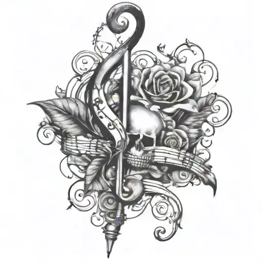 Add Musical Notes Floating