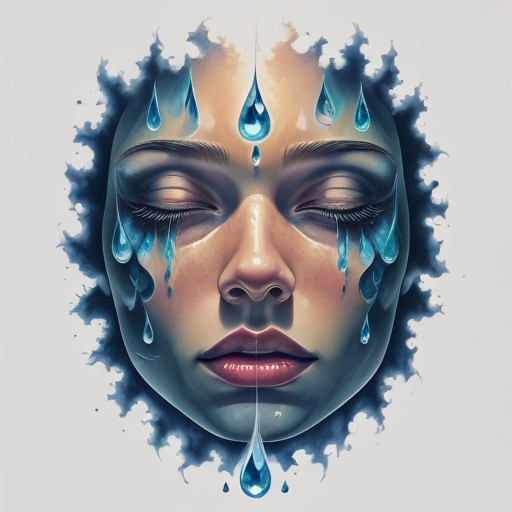 Tears of the Moonlit Ember Tattoo idea