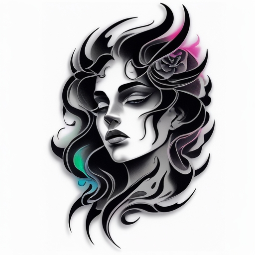 Whispers of Eternal Night Tattoo idea