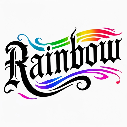 Rainbow Tattoo idea