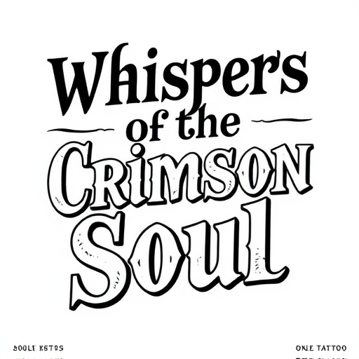 Whispers of the Crimson Soul Tattoo idea